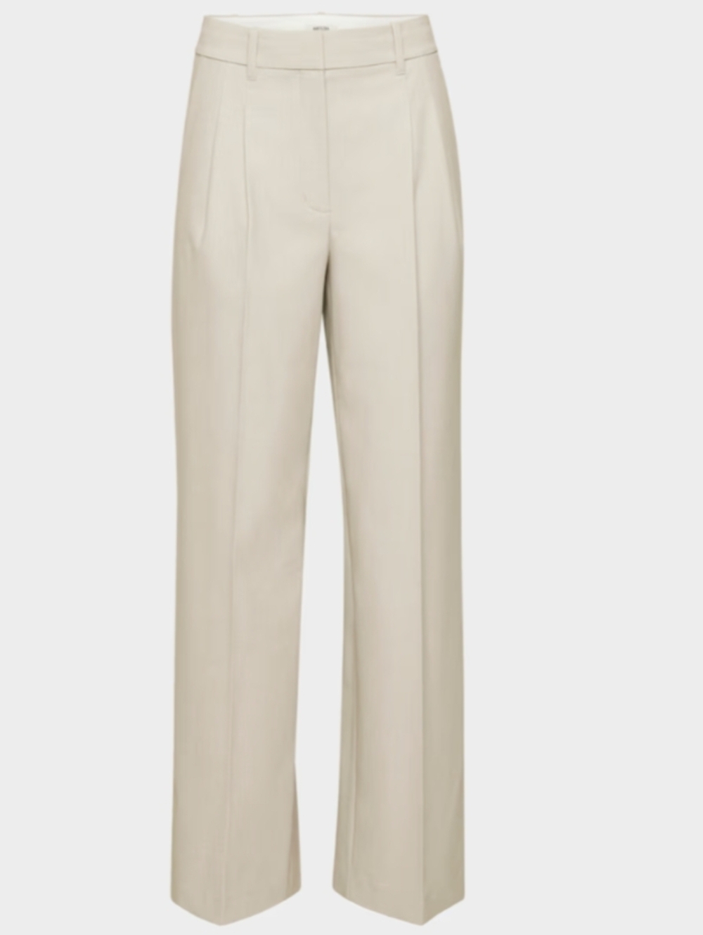 Aritzia The Effortless Pant In Heather Matte Pearl